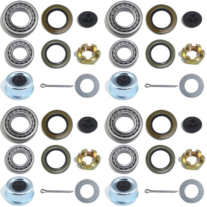 4Sets 5200-6000 lb LB Boat Trailer Axle 25580 15123 Bearing Kits