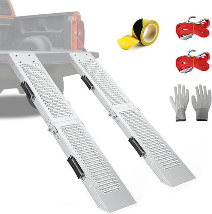 Loading Ramps 2Pcs for Pickup Trucks, Lawn Mover, Motorcycle, 67" ATV Ramps