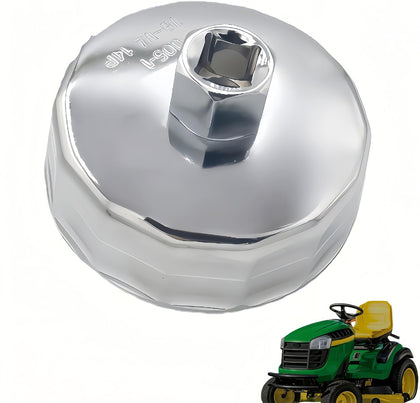 TY26640 Oil Filter Wrench, 3-Inch Cap Style for Lawn Tractors Compatible with AM125424 AM101207