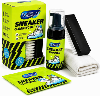 Sneaker Cleaning Kit Premium Foam Shoe Cleaner for White Shoes, PU & Synthetic Leather, Canvas, Mesh & Rubber Gentle