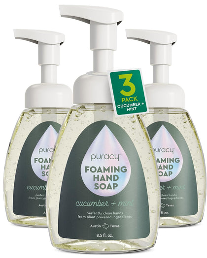 Foaming Hand Soap - Plant-Powered Natural Hand Soap As Seen on TikTok, Non-Toxic, Sulfate-Free Liquid Soap