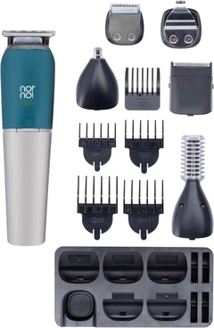 Men's Multi Groomer All-in-One, for Face and Body Hair Trimmer, Electric Shaver & Nose Ear Trimmer; Full Manscaping –
