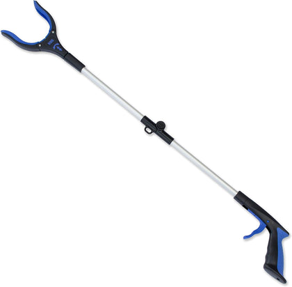 34 Inch Extra Long Reacher Grabber - Foldable Gripper and Reaching Tool with Rotating Jaw