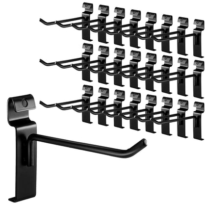 Gridwall Peg Hooks Black Grid Wall Panels Display Hooks Hangers Wire Display Rack Grid Wall Accessories for Retail