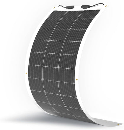 Flexible Solar Panel 100 Watt, 240° Ultra Flex Bendable | 100W Flexible Solar Panel for for Marine RV Cabin Van Car