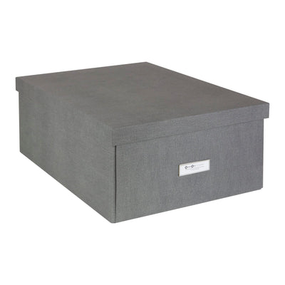 Bigso Katrin KD Collapsible Storage Box with Labelframe for Easy Identification - Simple Assembly without Tools