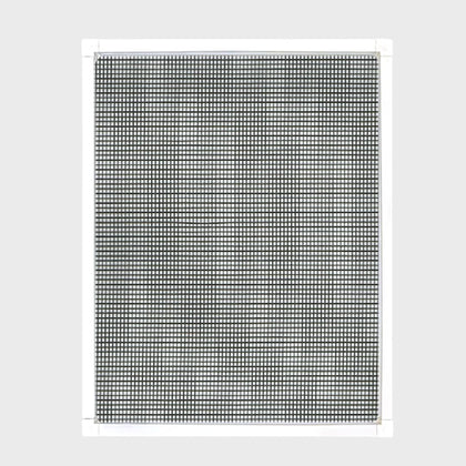 Custom Window Screen Fully Assembled, White Frame