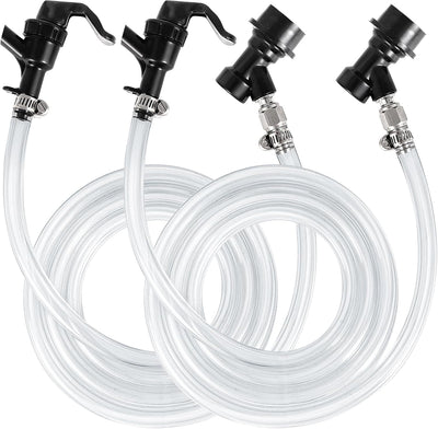 5ft-Hilangsan Ball Lock Picnic Tap Faucet Ball Lock Beer Line Assembly Beer Line Liquid Ball Lock Disconnect for