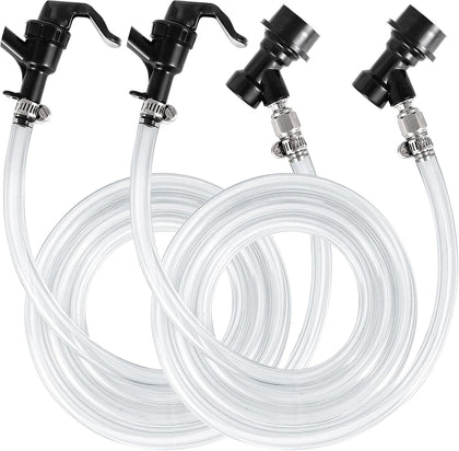5ft-Hilangsan Ball Lock Picnic Tap Faucet Ball Lock Beer Line Assembly Beer Line Liquid Ball Lock Disconnect for