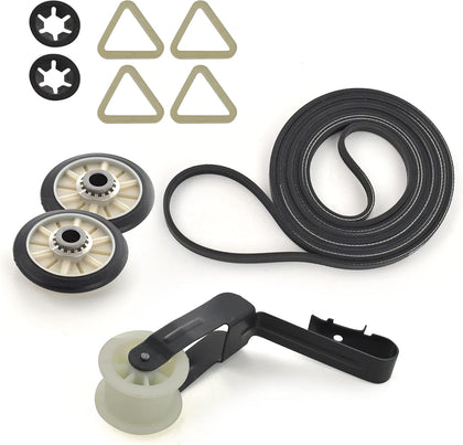 4392065 Dryer Repair Kit for Whirlpool Kenmore Maytag | Drum Belt 341241, Idler Pulley 691366, 2 Rollers 349241T, 2