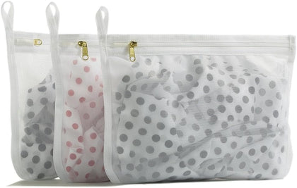 Delicates Laundry Bags, Bra Fine Mesh Wash Bag for Underwear, Lingerie, Bra, Pantyhose, Socks, Use YKK Zipper, Have