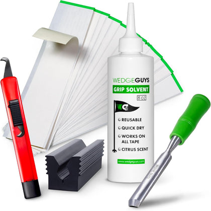 Golf Grip Kits for Regripping Golf Clubs - Professional Quality - Options Include Hook Blade, 15 or 30 Tape Strips, 5