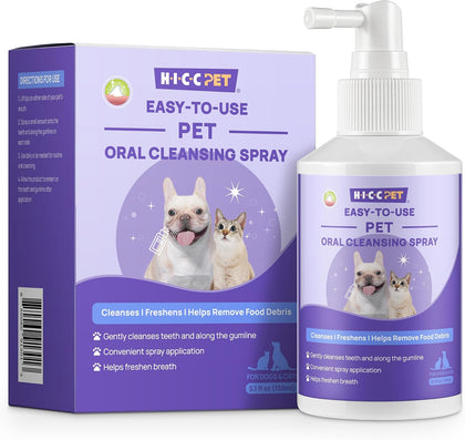 Dog Mouth Cleaning Spray, Helps Freshen Breath, 5.1 Fl Oz