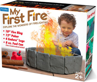 Prank-O My First Fire Prank Gift Box – Funny Empty Gag Gift Packaging for White Elephant, Christmas & Office Parties