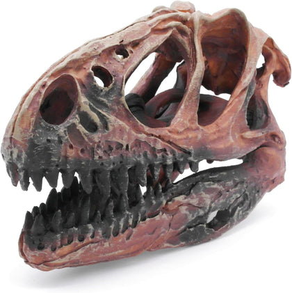 Fish Hideout Aquarium Décor Decorations Dinosaur Skull Fish Tank Decor Cave Dinosaur Skull Betta Animal Halloween
