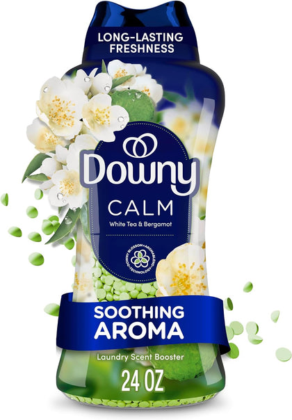 Calm In-Wash Laundry Scent Booster Beads, Soothing White Tea and Bergamot scent, Laundry Scent Beads, Long-lasting