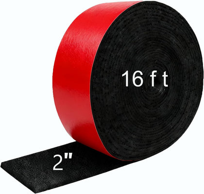 Pipe Insulation Wrap 2" x16FT Self-Adhesive Foam Tape, Weatherproof Insulation for Outdoor Water Pipes, Freeze