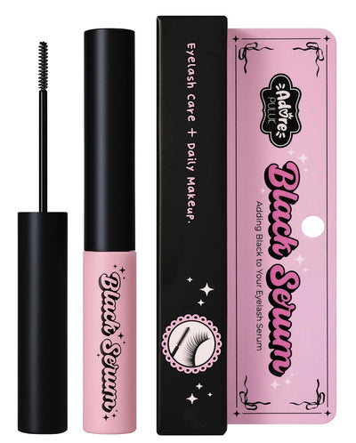 Adore Black Lash Serum – Nourishing Eyelash Serum with Panthenol & Hyaluronic Acid, Conditions and Defines for