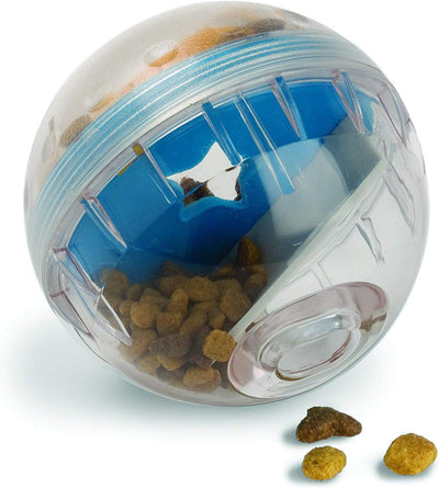 IQ Treat Ball, Interactive Dog Dispenser Toy, 4 Inch Slow Feeder