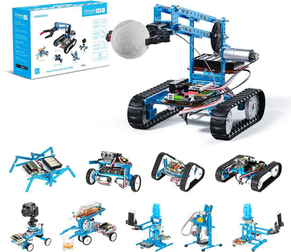 mBot Ultimate 10 in 1 Robot Building Kit for Teenagers & Adults | App Remote Control Robot Building Toys, Compatible