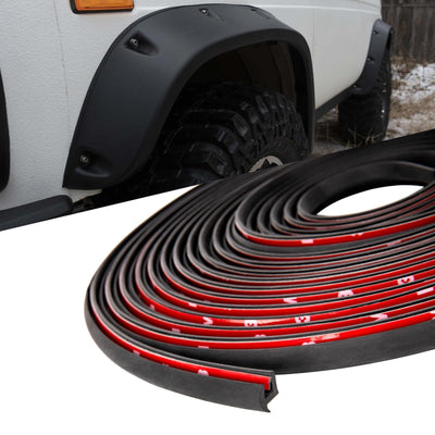 GOIMGN 50FT Fender Flare Rubber Seal, T-Style Wheel Edge Trim Gasket