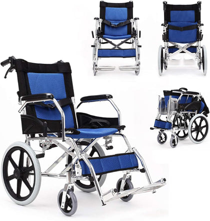 Lightweight Transport Wheelchair for Adults 10KG