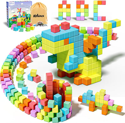 Magnetic Blocks for Kids Toys, Magnetic Building Cubes Toy for Sensory STEM Autism Education Preschool, Magnet Toys