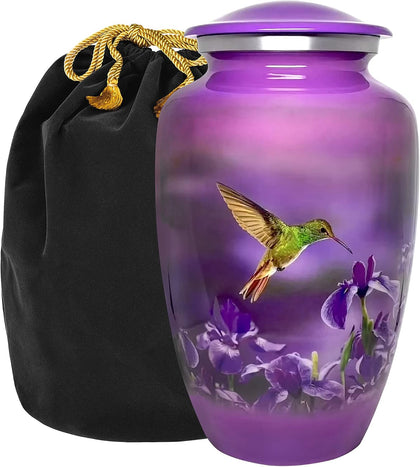 Urns for Human Ashes Adult Female and Male, Decorative Burial Urn, Funeral Cremation Urns for Women and Men - Large