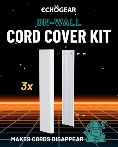 TV Cord Hider for Wall Mounted TV - 48" Customizable Cable Management Kit Conceals 6+ Cables – Cord Cover Installs in