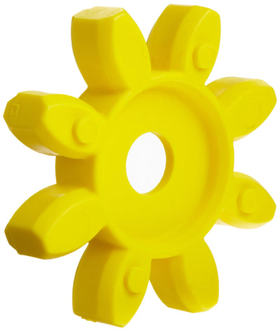 Lovejoy 67260 Size GS 48 Curved Jaw Coupling Spider, Urethane - 92 Shore A, Yellow, 2743 in-lbs Nominal Torque, 3600 rpm Max Rotational Speed