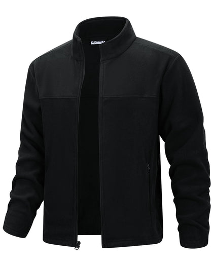 Men's Polar Fleece Jackets Full Zip Lightweight Warm Sweater