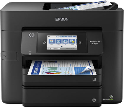 Workforce Pro WF-4830 Wireless Color All-in-One Inkjet Printer | Print, scan, copy, fax; up to 25 ppm, 50-sheet ADF
