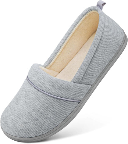 Women's Comfy Loafer Slippers Memory Foam Non-slip House Shoes | Indoor,outdoor,memory foam,lightweight,soft terry
