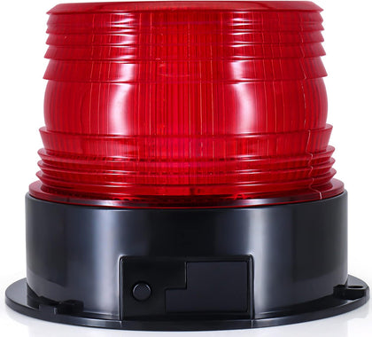 Magnetic Wireless Strobe Light Red Warning Beacon Light for Trucks | Rechargeable Waterproof Emergency Safety Rooftop