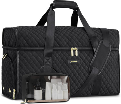 Weekender Travel Duffle Bag for Women: Overnight Bags with Shoe Compartment Carry on Bags for Airplanes with Toiletry