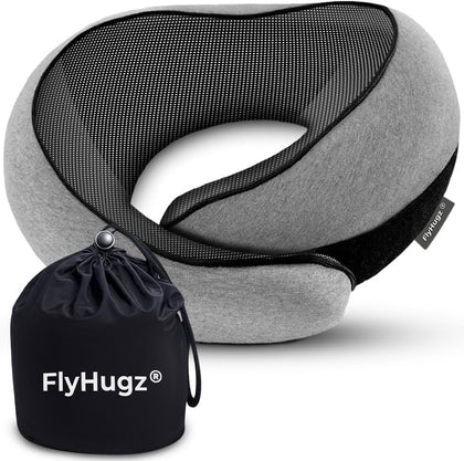 Neck Travel Pillow Memory Foam Neck Pillow for Comfort on Airplane Compact and Ergonomic Design for Travel, Car