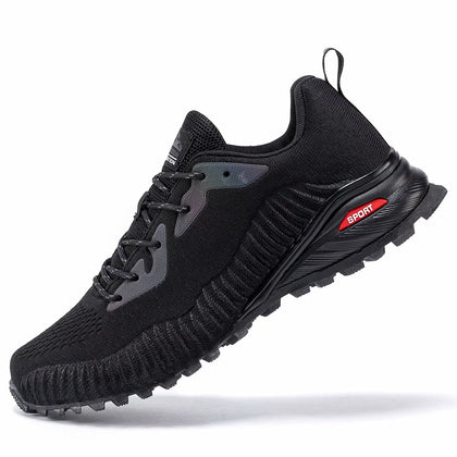 Men's Trail Running Shoes Fashion Hiking Sneakers for Men Black