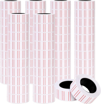 30000 Pcs Price Gun Labels Paper, 60 Rolls Pricemarker Label Stickers Fit Most of Price Tag Machines(Mx-5500, M5500