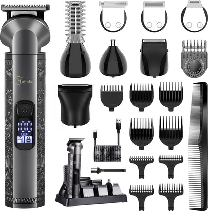 8-in-1 Multi-Functional Grooming Kit for Men Beard Trimmer for Men Hair Clipper Precision TrimmerNose Ear Trimmer