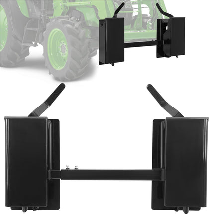 Adjustable Cross Brace Quick Attach Coupler Compatible with Most Bobcats Kubota Tractors Loaders Skid Steer Quick