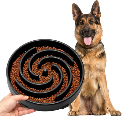 Slow Feeder Dogs Bowl for Large Medium Dogs,Anti-Gulping Pet Slower Food Feeding Bowls Stop Bloat,Preventing Choking