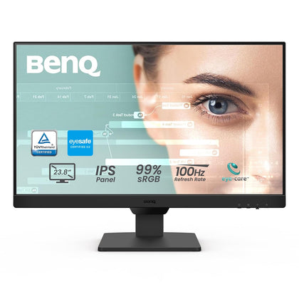 GW2490 24" Computer Monitor 100Hz FHD 1920x1080p IPS Eye-Care Tech VESA Mount Thin Bezel Low Blue Light Adaptive