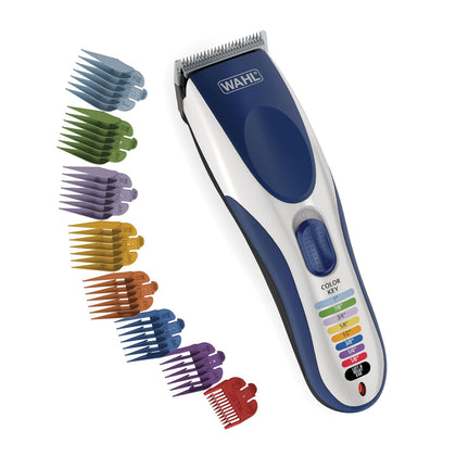 Color Pro Cordless Rechargeable Hair Clipper & Trimmer, Color Guards | Cordless At-Home Haircuts For Men, Women &