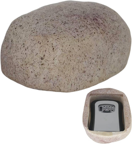 Hide A Key Outside Key Lock Box with Code Outdoor Large Size Fake Rock Key Hiders Holder Containers secret