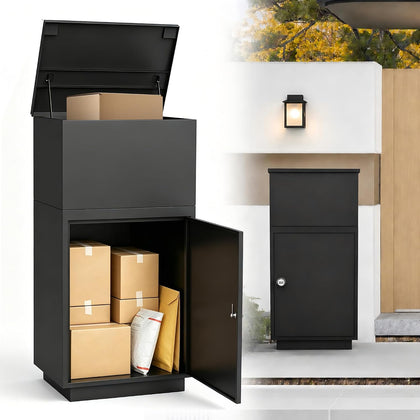 Package Delivery Box for Outside,Parcel Drop Box with Password Lock