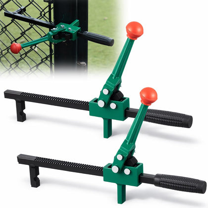 2 Pcs Chain Link Fence Stretcher Tool Ratcheting Wire Tightener Puller for Woven Wire Fence 1.7''-9'' Tension Range