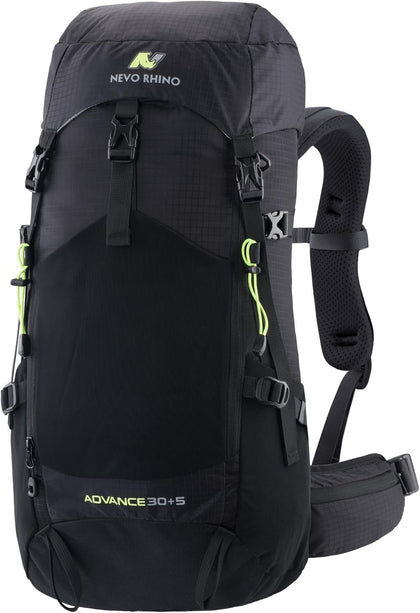 35L Internal Frame Backpack,Women Men’s Backpacking Backpack with Rain Cover,30+5 Liter Lightweight Hiking