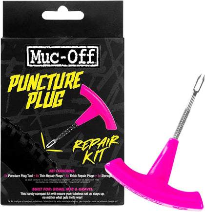 Puncture Plug Kit - Tubeless Tyre Puncture Repair with Plugger and Plugs