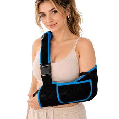 Arm Sling Shoulder Immobilizer, Adjustable Torn Rotator Cuff Injury Brace