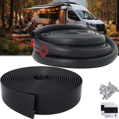 018-338-BLK & 018-546 RV Slide Out Seal Kit, 30 Ft Camper Weather Stripping